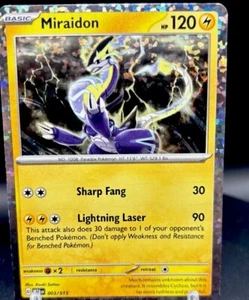 Miraidon Holo 3/15 2025 McDonalds Happy Meal Pokémon Dragon Discovery - NM - Picture 1 of 1