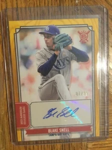Blake Snell 2019 Topps Big League Auto Autograph 07/99 Ray - Bild 1 von 2