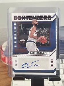 2023-24 Panini Contenders Evan Fournier Autografi Veteran Auto #19/49 Knicks - Foto 1 di 3