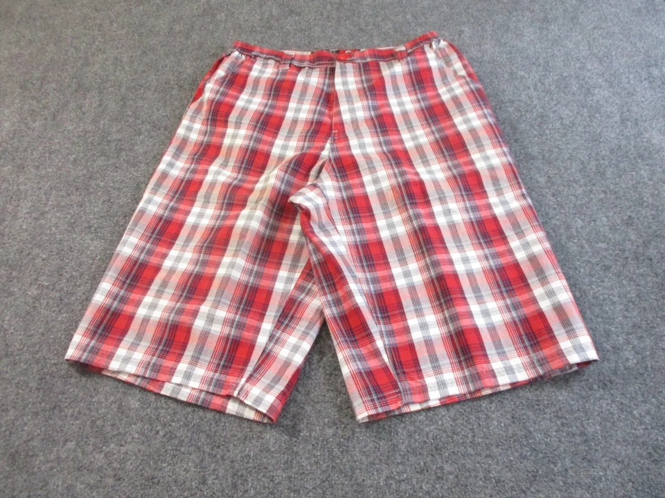 Pantalones Cortos Southpole Para Hombre Extra Grandes Rojo Algodón Y2K Años 2000 15" Entrepierna 33" Cintura Foto 1 de 4