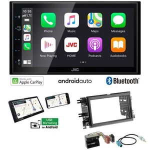 JVC Autoradio Apple CarPlay Android Auto für Ford Explorer 2005-2010 schwarz - Bild 1 von 8