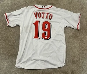 CINCINNATI REDS JOEY VOTTO SIGNED JERSEY JSA COA AUTHENTIC AUTOGRAPH MLB - Picture 1 of 4