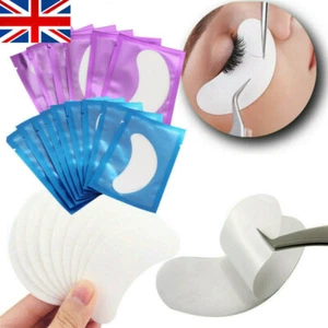 Salon Eyelash Lash Extensions 1-50 Pairs Under Eye Gel Pads Lint Free Patches - Picture 1 of 16