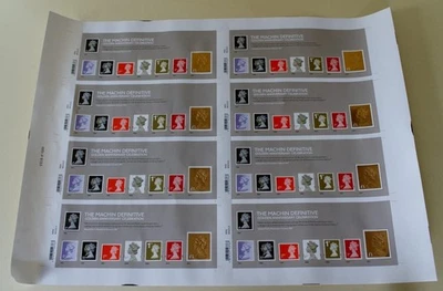 GB 2017 MACHIN DEFINITIVO ANIVERSARIO DORADO PRENSA HOJA SG MS3965 RARO Foto 1 de 3