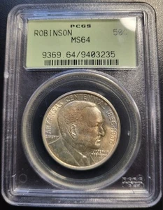 1936 Silver 50C Robinson-Arkansas Centennial Commemorative Half Dollar PCGS MS64 - Picture 1 of 2