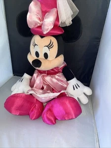 Minnie Mouse Disney Princess Pink Plush 22” L Soft Toy Official Disney Rare - Picture 1 of 12