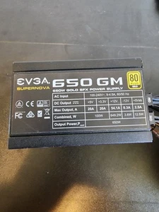 EVGA SuperNOVA 650 GM 650W 80 Plus Gold Vollmodulares SFX Netzteil - Bild 1 von 5