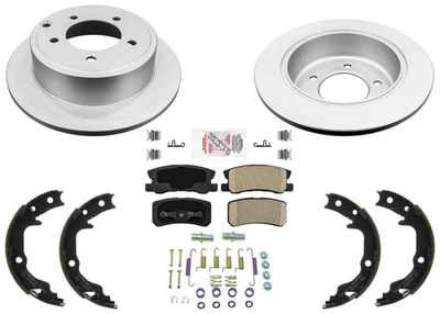 Rotores de freno de disco Rr pastillas de freno zapatas de estacionamiento duras para Jeep Compass 07-17 302MM Foto 1 de 4