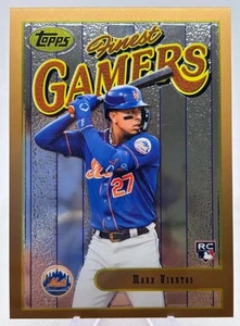 2023 Topps Finest - Finest Gamers Mark Vientos #26 (RC) New York Mets - Bild 1 von 2