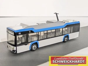 Rietze 76801 - Linienbus Solaris Urbino Electric 12 19 blau-weiß NEU OV 1:87 - Picture 1 of 4