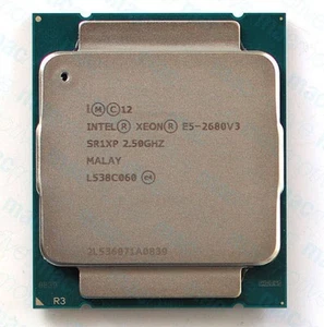 Intel Xeon E5 2680 v3 SR1XP 12C 2.5GHz 30MB 120W LGA2011 3 DDR4 2133 Departure f - Picture 1 of 1