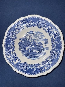 Antique (1930’s) Wood’s Burslem Seaforth Blue & White 7 3/4” Bowl. England. - Picture 1 of 7