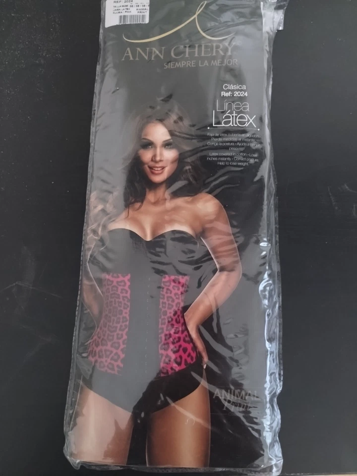 Ann Chery Entrenador de Cintura Látex Modelador Cincher Corsé 2024 Leopardo Rosa XL Foto 1 de 1