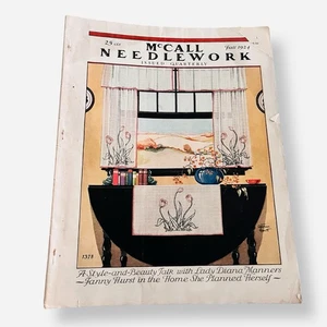 McCall Needlework Quarterly Fall 1924 Magazine Vintage - Imagen 1 de 11