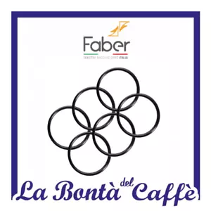 10 Guarnizione Originale per Macchina da caffè FABER SLOT 44,04 X 3,53 FPM 75 SH - Foto 1 di 1