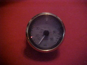 FARIA 55 MPH SPEEDO, NEW. GRAY / GOLD. - Foto 1 di 3