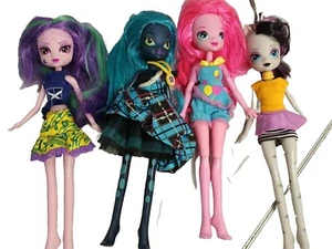 My Little Pony Equestria Girls Hasbro Rare Excellent Condition Lot Of 4 - Picture 1 of 9