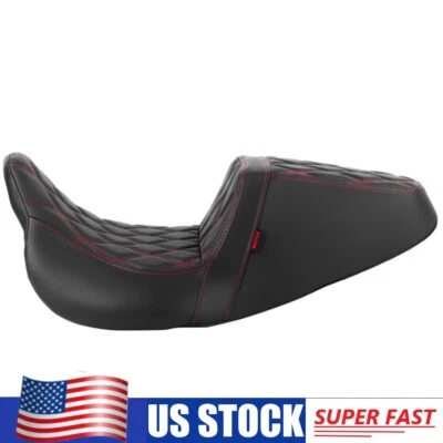 Complete 1 Set Seat Red Stitch For Harley Street Glide FLHX / FLHXS 2008-2023 US - Imagem 1 de 4