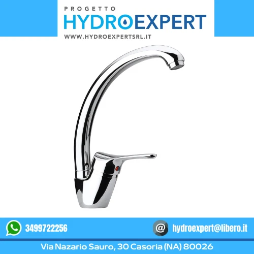 Miscelatore Rubinetto PAINI serie PILOT per lavello canna alta