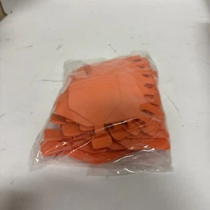 50 Count Temple Tags Orange - Picture 1 of 2