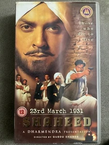 23rd March 1931 Shaheed - *Sunny & Bobby Deol - Bollywood Hindi Indian VHS Tape - Picture 1 of 4