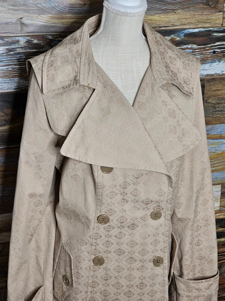 Jaqueta ESCADA gola grande peito duplo tamanho europeu 44 (EUA tamanho 10) - Imagem 1 de 4