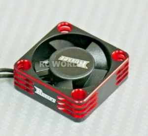 1/10 COOLING FAN Heat Sink Max Speed Aluminum Lightweight High Air Flow RED 1pc - Picture 1 of 12