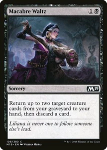 4 Macabre Waltz 4x x4 - NM - Core Set 2019 - SPARROW MAGIC - Picture 1 of 1