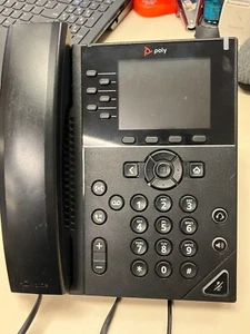 Polycom VVX 350 Business IP Phone with WIFI Adapter & Power Cord - Bild 1 von 4