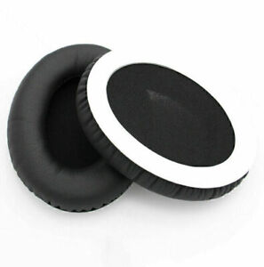 2Pcs LR Black Replacement Cushion Ear Pads For Audio Technical ATH-ANC7 ATH-ANC9