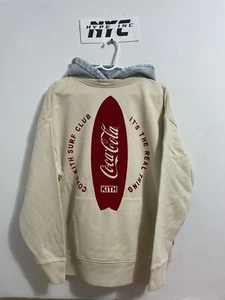 KITH x Coca-Cola Coke Surfboard Williams II Hoodie Turtledove XL - Bild 1 von 7