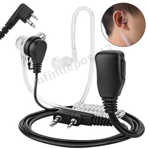 2 Pin Security Earpiece Headset for Baofeng Motorola Kenwood Radio Walkie Talkie - Picture 1 of 15