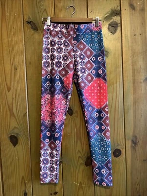 Leggings American Eagle Outfitters patrón retazos talla pequeña Foto 1 de 4