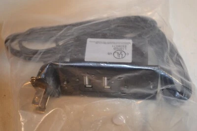 Unidad de distribución de energía para muebles (2 USB y 1 USB-C) NEGRA Foto 1 de 2