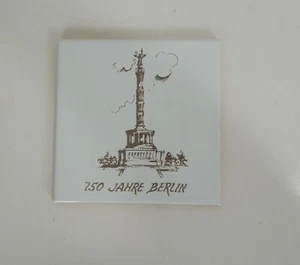 750 Jahre Berlin Decorative Wall Tile 6 x 6 x 6 Made in Spain - Picture 1 of 3