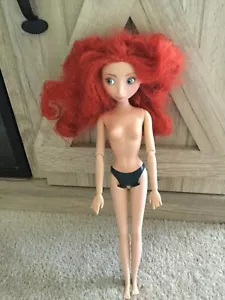 Disney Store Brave Movie Princess Merida Doll Articulated Elbows Big Head Vinyl - Picture 1 of 23