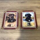 Two Franklin Mint Limited Ed Wall Plaques-Canine Curiosity/News Hound (94) #452