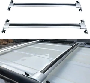 Roof Rack Cross Bars for 2010 2011 2012 2013 2014 2015 Lexus RX350 RX450H Silver - Picture 1 of 8