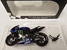 MINICHAMPS Yamaha YZR-M1 Monster Energy Yamaha MotoGP 2021 - Fabio Quartararo Echelle 1:12 Moto Miniature - Bleue/Noire (122213020)