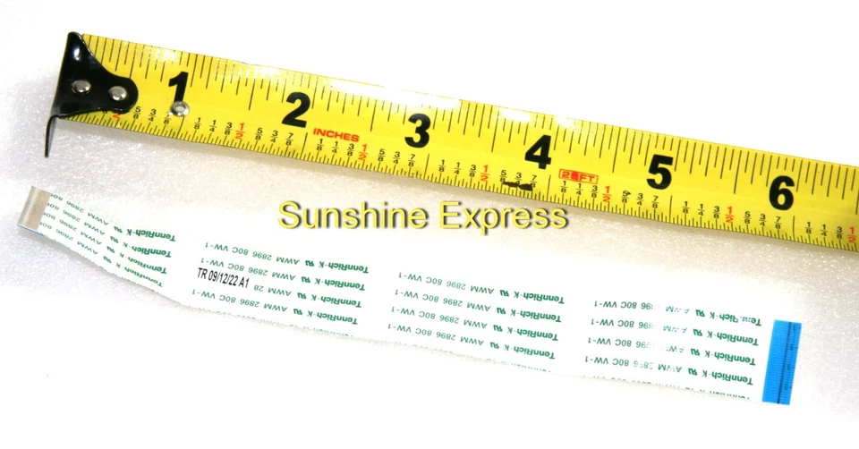 New TennRich-K Ribbon Cable AWM 2896 80C VW-1 6" lenght 32 pin 5/8" width - Image 1 of 1