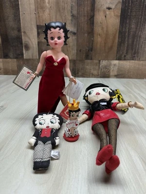 Muñeca de colección Betty Boop Madame Alexander 17500 pelo negro moldeado plus extra Foto 1 de 4