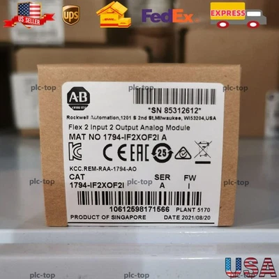 Nuevo módulo analógico sellado de fábrica AB 1794-IF2XOF2I SER A FIex 2 lnpnt 2 salidas Foto 1 de 3