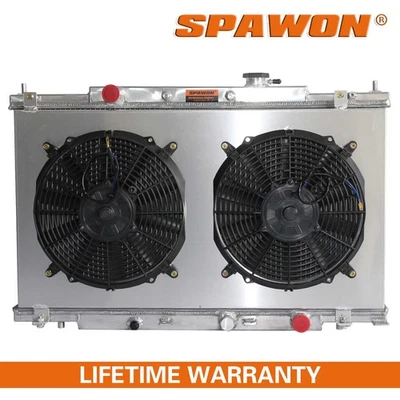 Radiador + Cubierta de ventilador para Honda CR-V EX 2002-2006 Element 2,4 L L4 SPAWON MT 2443 Foto 1 de 4