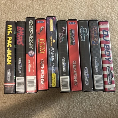 Lote De 10 Videojuegos Sega Genesis, Videojuegos, Probados, Completos, Caja Y Juego Foto 1 de 4