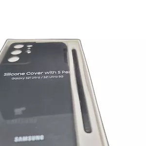 Samsung Galaxy S21 Ultra (+5G Variant) Silicone Cover with S Pen - Picture 1 of 4