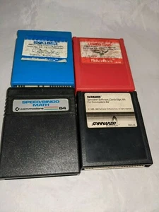 Commodore 64 Kids Games Lot on Cartridge. Facemaker, Speed Bingo/Math, Fisher Pr - Picture 1 of 1