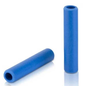 XLC Griffe Silikon GR-S31 130mm 100% Silikon dunkel blau ca. 62g Fahrrad - Foto 1 di 1