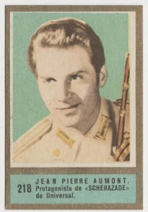 Jean Pierre Aumont 1952 Fernando Fuentes Tobacco Card #218 Fedora Film Star E5 - Picture 1 of 2