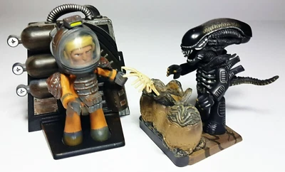 Lote de figuras de acción Mezco Mez-itz 2003 ALIENS Alien Big Chap ripley newt Foto 1 de 4