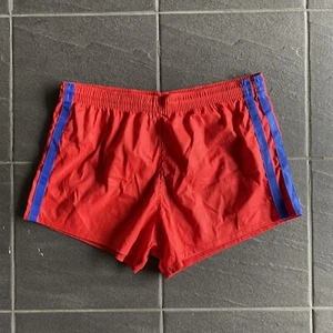 Pantalones Cortos Deportivos Vintage Años 90 Rugby Footy Para Hombre Talla 92 Hechos en Fiji Rojo/Azul - Imagen 1 de 11